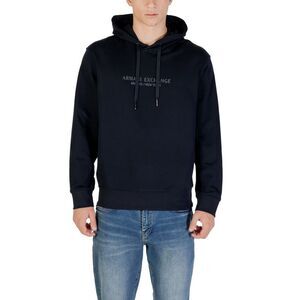 Armani Exchange Blue Cotton Men's Hoodie
